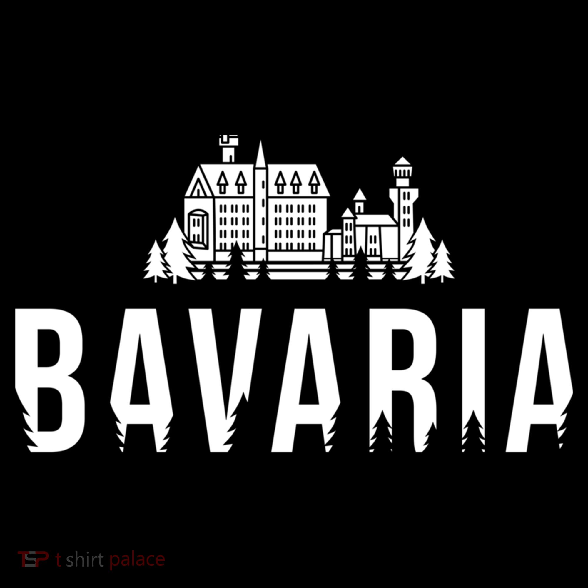 Neuschwanstein Castle And Forest Gift Bavaria Germany Souvenir Gift Women's Hoodie