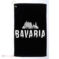 Neuschwanstein Castle And Forest Gift Bavaria Germany Souvenir Gift Golf Towel thumb 0