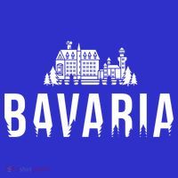 Neuschwanstein Castle And Forest Gift Bavaria Germany Souvenir Gift T-Shirt thumb 7