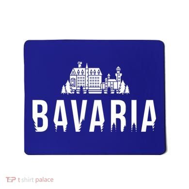 Neuschwanstein Castle And Forest Gift Bavaria Germany Souvenir Gift Mousepad