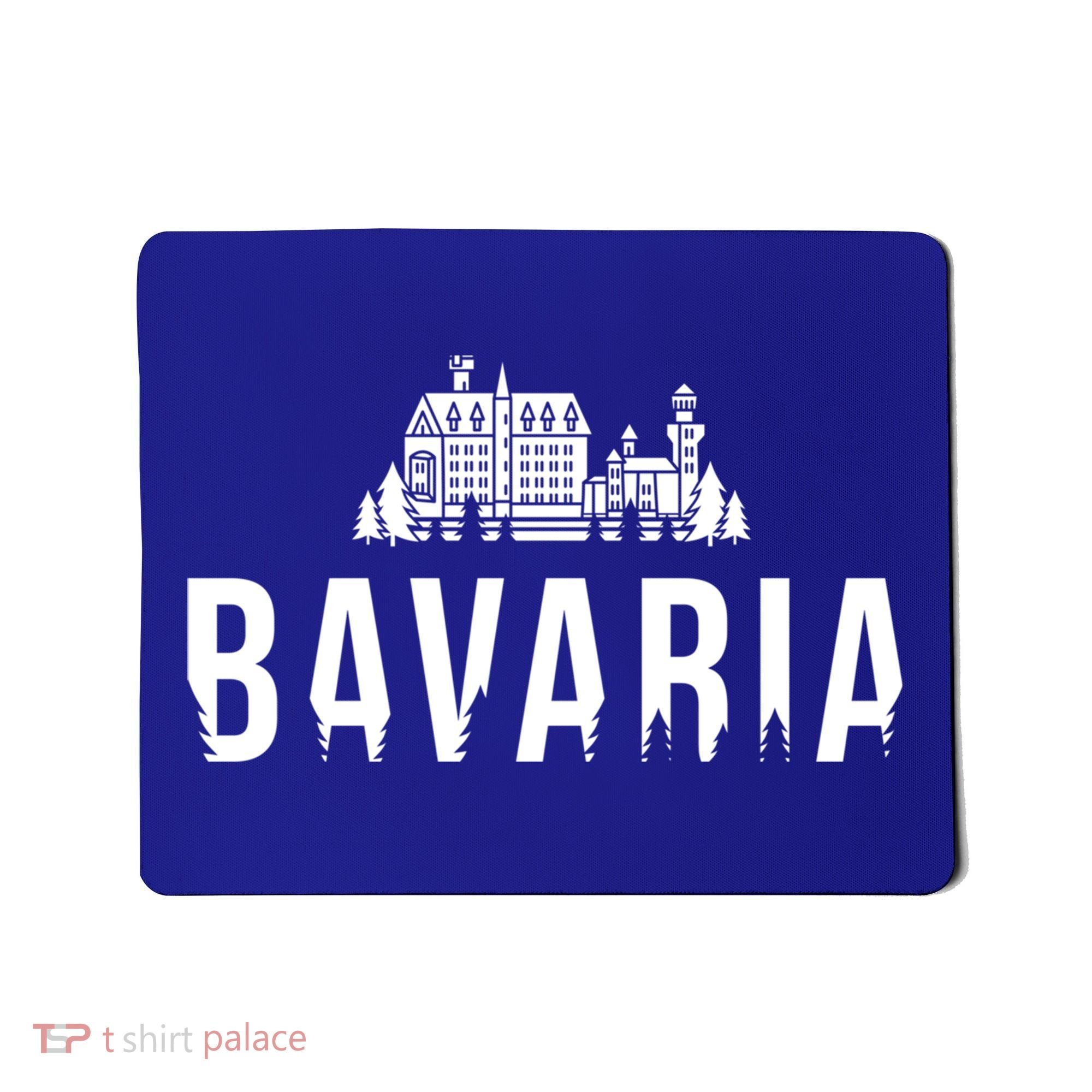 Neuschwanstein Castle And Forest Gift Bavaria Germany Souvenir Gift Mousepad
