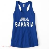 Neuschwanstein Castle And Forest Gift Bavaria Germany Souvenir Gift Women's Tank Top thumb 0