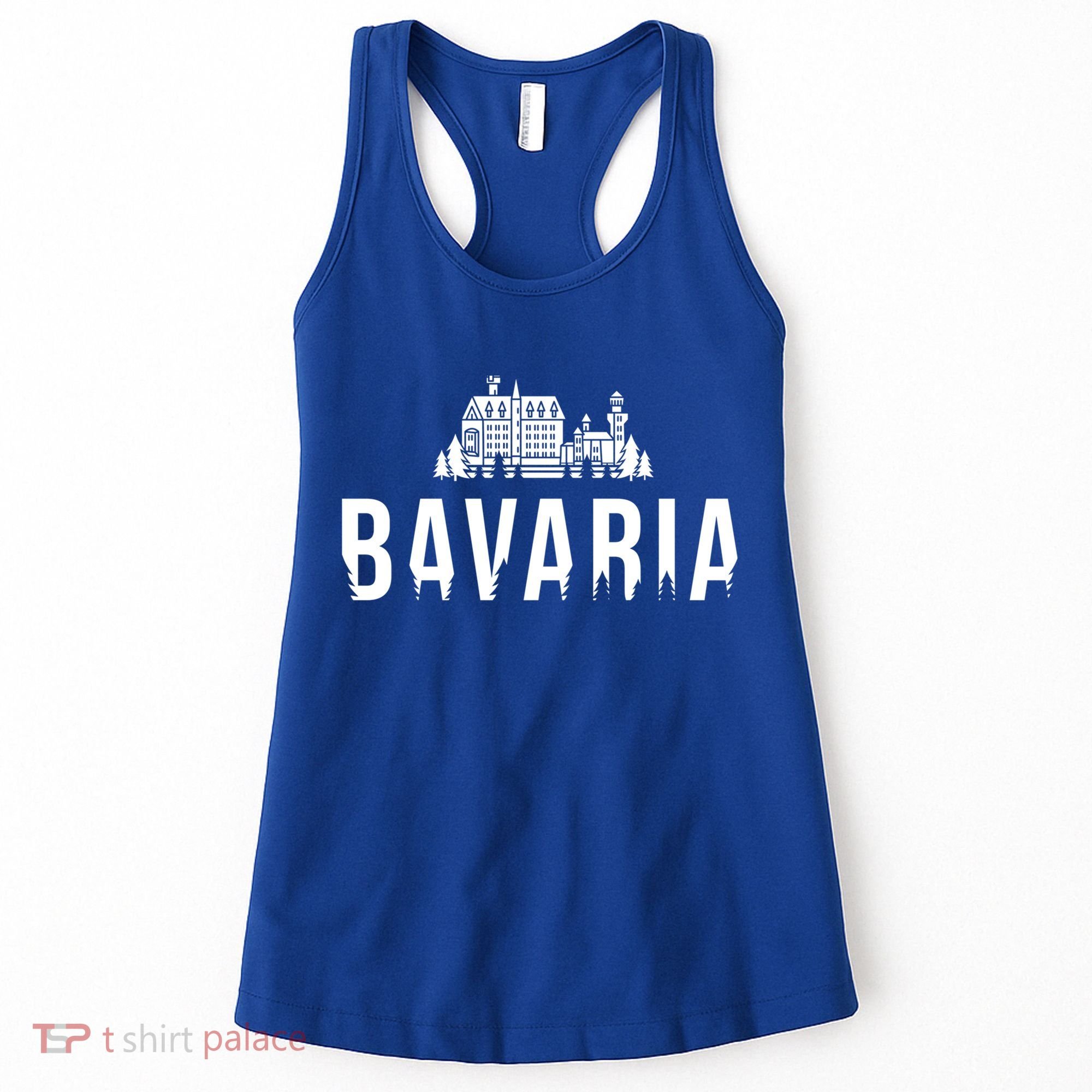 Neuschwanstein Castle And Forest Gift Bavaria Germany Souvenir Gift Women's Tank Top