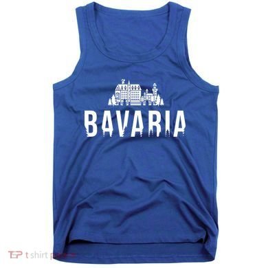 Neuschwanstein Castle And Forest Gift Bavaria Germany Souvenir Gift Tank Top