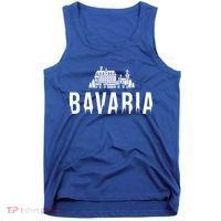 Neuschwanstein Castle And Forest Gift Bavaria Germany Souvenir Gift Tank Top thumb 0