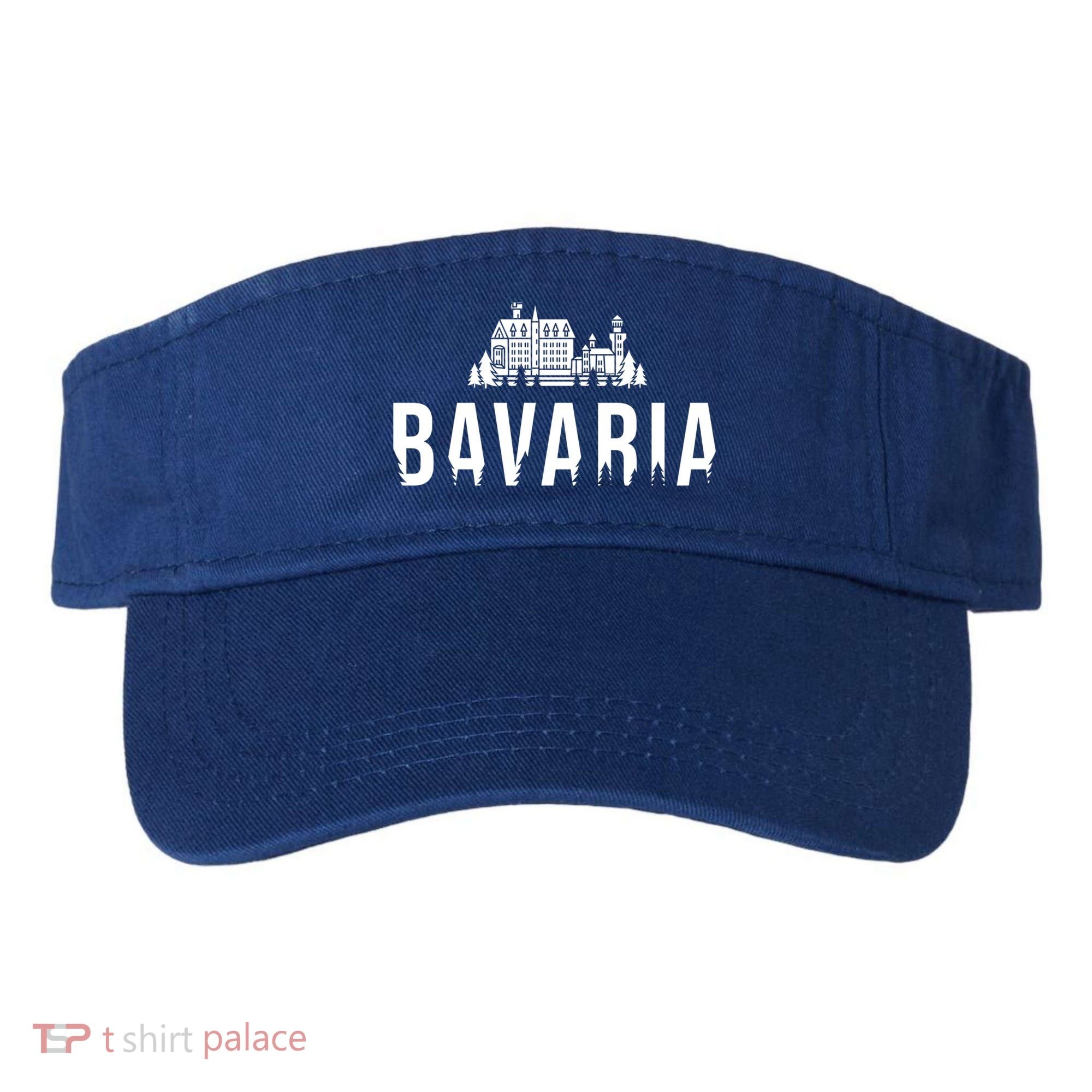 Neuschwanstein Castle And Forest Gift Bavaria Germany Souvenir Gift Visor