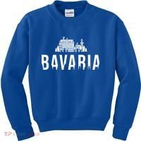 Neuschwanstein Castle And Forest Gift Bavaria Germany Souvenir Gift Kids Sweatshirt thumb 0