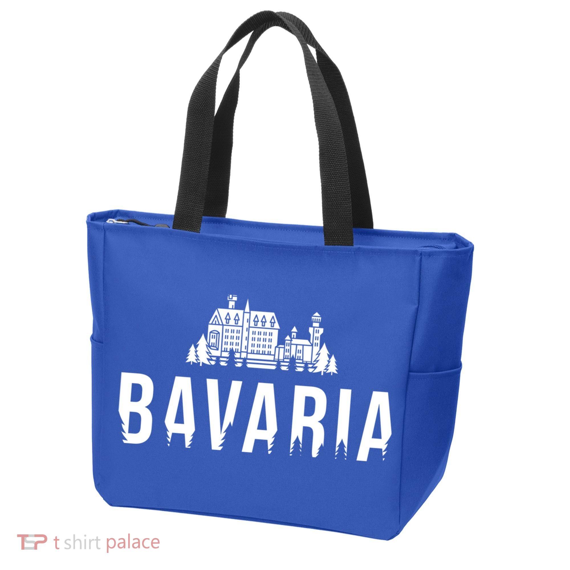 Neuschwanstein Castle And Forest Gift Bavaria Germany Souvenir Gift Tote Bag