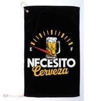 Necesito Cerveza Beer Lover Golf Towel thumb 0