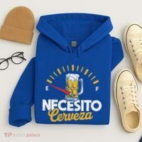 Necesito Cerveza Beer Lover Hoodie thumb 4