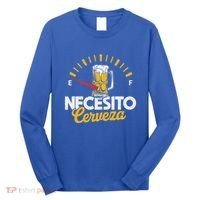 Necesito Cerveza Beer Lover Long Sleeve Shirt thumb 0