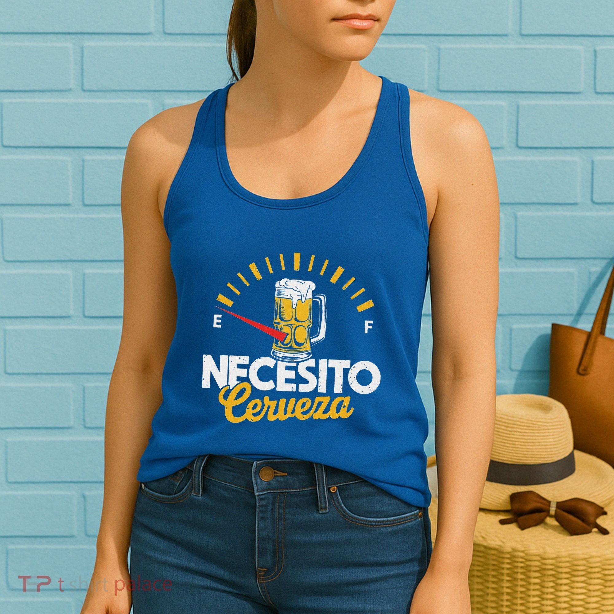 Necesito Cerveza Beer Lover Women's Tank Top