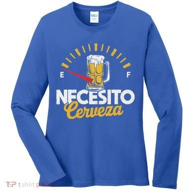 Necesito Cerveza Beer Lover Women's Long Sleeve Shirt