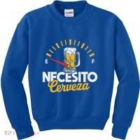 Necesito Cerveza Beer Lover Kids Sweatshirt thumb 0