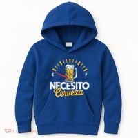 Necesito Cerveza Beer Lover Kids Hoodie thumb 0
