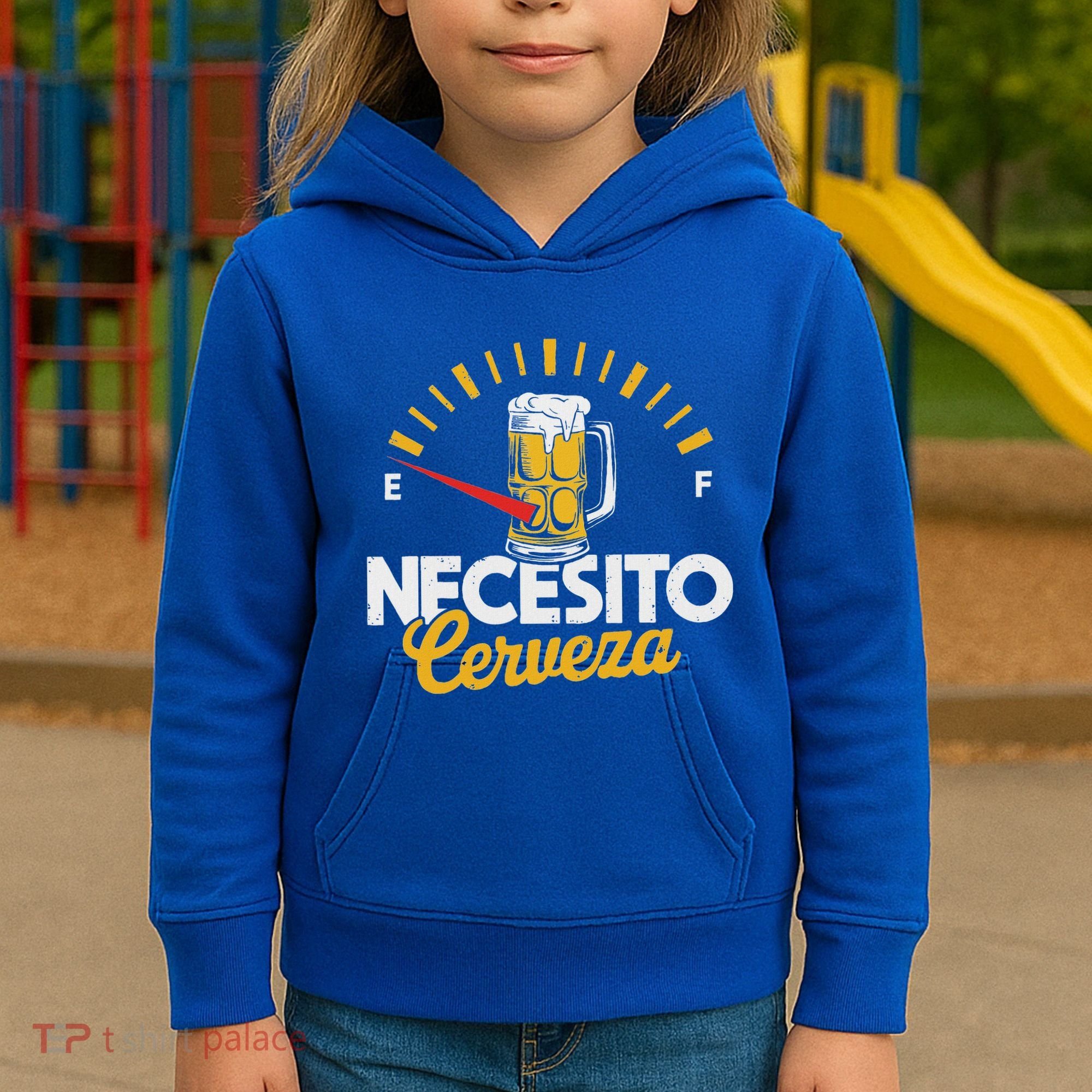 Necesito Cerveza Beer Lover Kids Hoodie