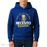 Necesito Cerveza Beer Lover Kids Hoodie thumb 4