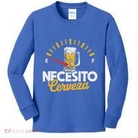 Necesito Cerveza Beer Lover Kids Long Sleeve Shirt thumb 0