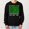 Nerd Computer Binary Code For Developer Geeks & Admins Women's Sweatshirt