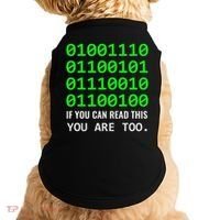 Nerd Computer Binary Code For Developer Geeks & Admins Doggie Tank thumb 0