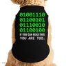 Nerd Computer Binary Code For Developer Geeks & Admins Doggie Tank