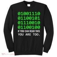 Nerd Computer Binary Code For Developer Geeks & Admins Sweatshirt thumb 0