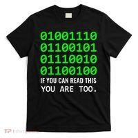 Nerd Computer Binary Code For Developer Geeks & Admins T-Shirt thumb 0