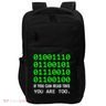 Nerd Computer Binary Code For Developer Geeks & Admins Impact Tech Backpack