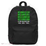 Nerd Computer Binary Code For Developer Geeks & Admins 16 in Basic Backpack