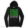 Nerd Computer Binary Code For Developer Geeks & Admins Women's Hoodie