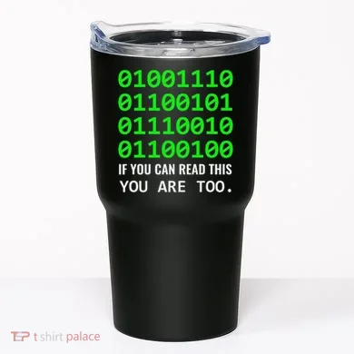 Nerd Computer Binary Code For Developer Geeks & Admins Tumbler