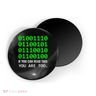 Nerd Computer Binary Code For Developer Geeks & Admins Magnet
