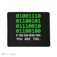Nerd Computer Binary Code For Developer Geeks & Admins Mousepad thumb 0