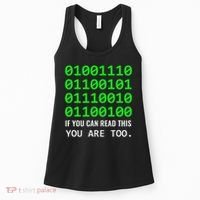 Nerd Computer Binary Code For Developer Geeks & Admins Women's Tank Top thumb 0