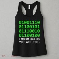 Nerd Computer Binary Code For Developer Geeks & Admins Women's Tank Top thumb 3