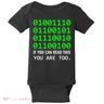 Nerd Computer Binary Code For Developer Geeks & Admins Baby Bodysuit