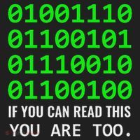 Nerd Computer Binary Code For Developer Geeks & Admins Hat thumb 2