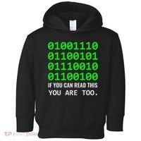 Nerd Computer Binary Code For Developer Geeks & Admins Toddler Hoodie thumb 0