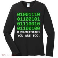 Nerd Computer Binary Code For Developer Geeks & Admins Women's Long Sleeve Shirt thumb 0