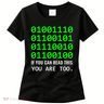 Nerd Computer Binary Code For Developer Geeks & Admins Women's T-Shirt