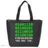 Nerd Computer Binary Code For Developer Geeks & Admins Tote Bag
