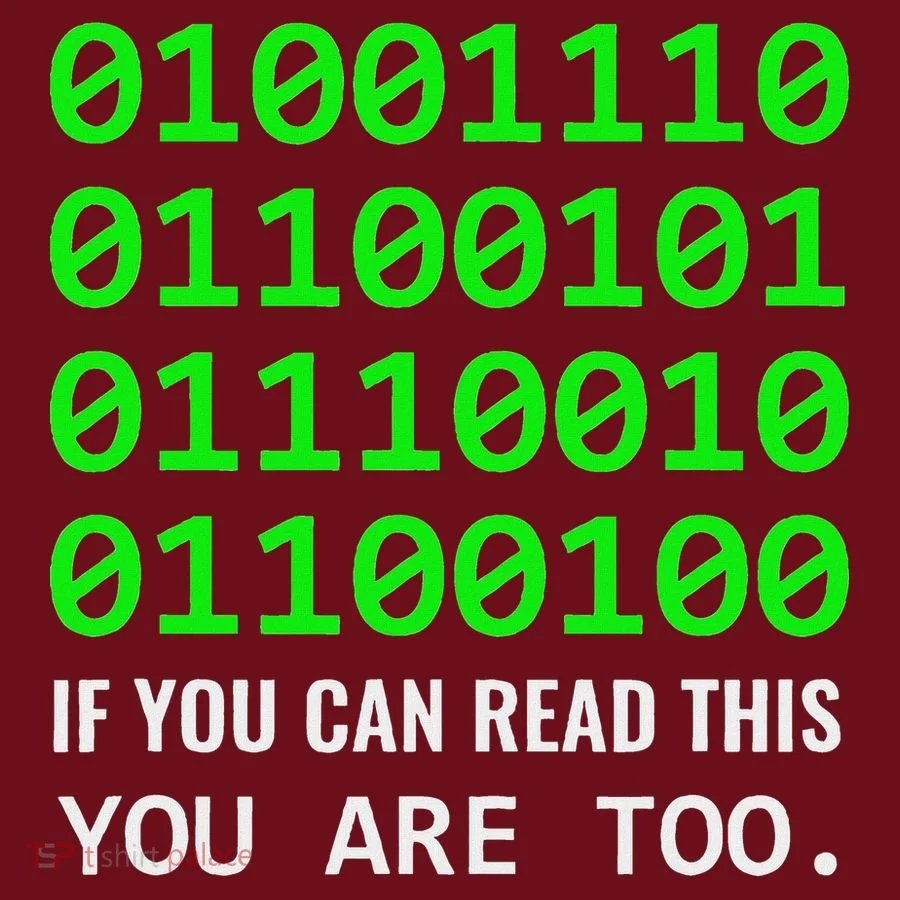 Nerd Computer Binary Code For Developer Geeks & Admins Christmas Stocking