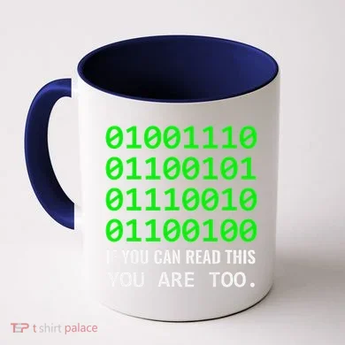 Nerd Computer Binary Code For Developer Geeks & Admins Coffee Mug