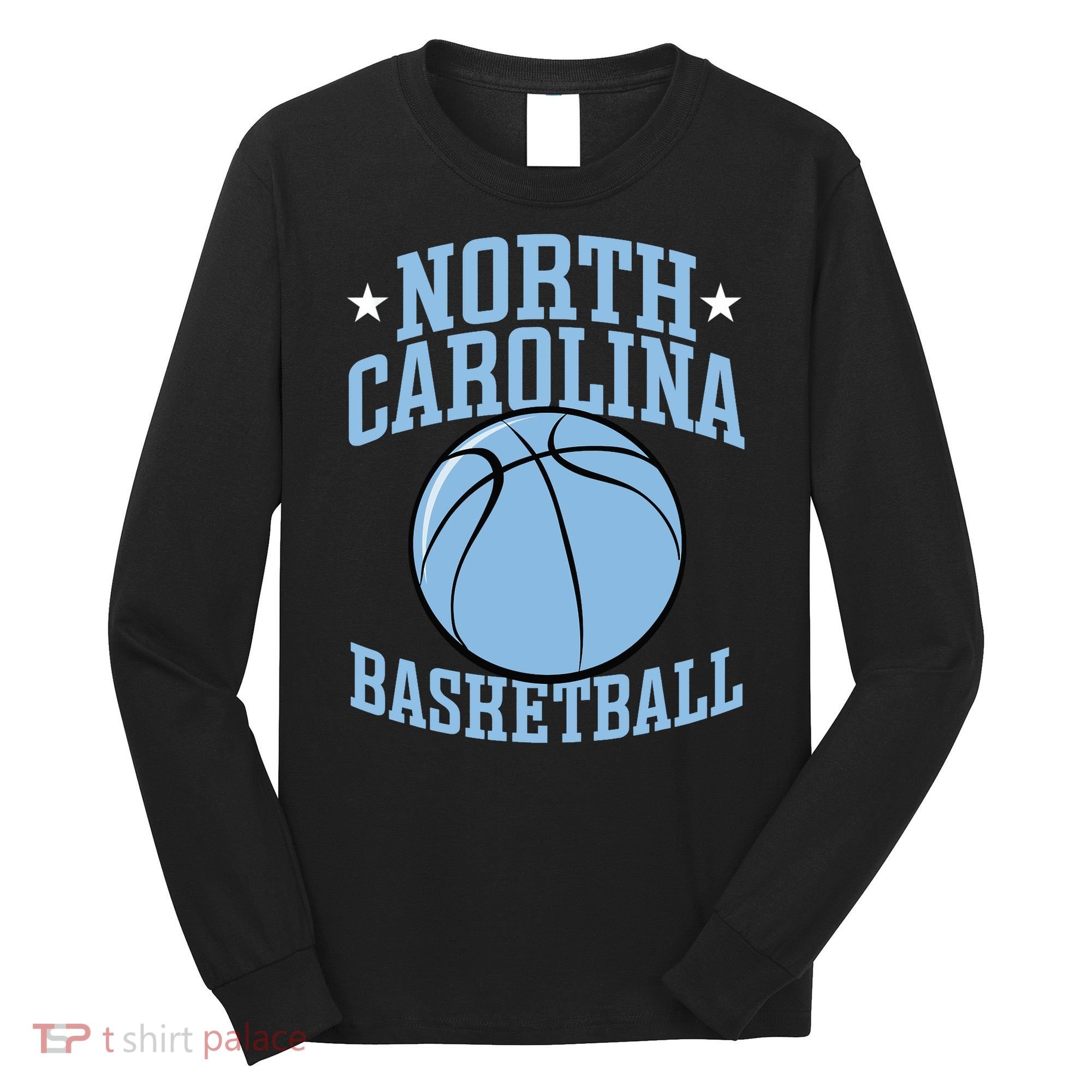 North Carolina Basketball Long Sleeve Shirt