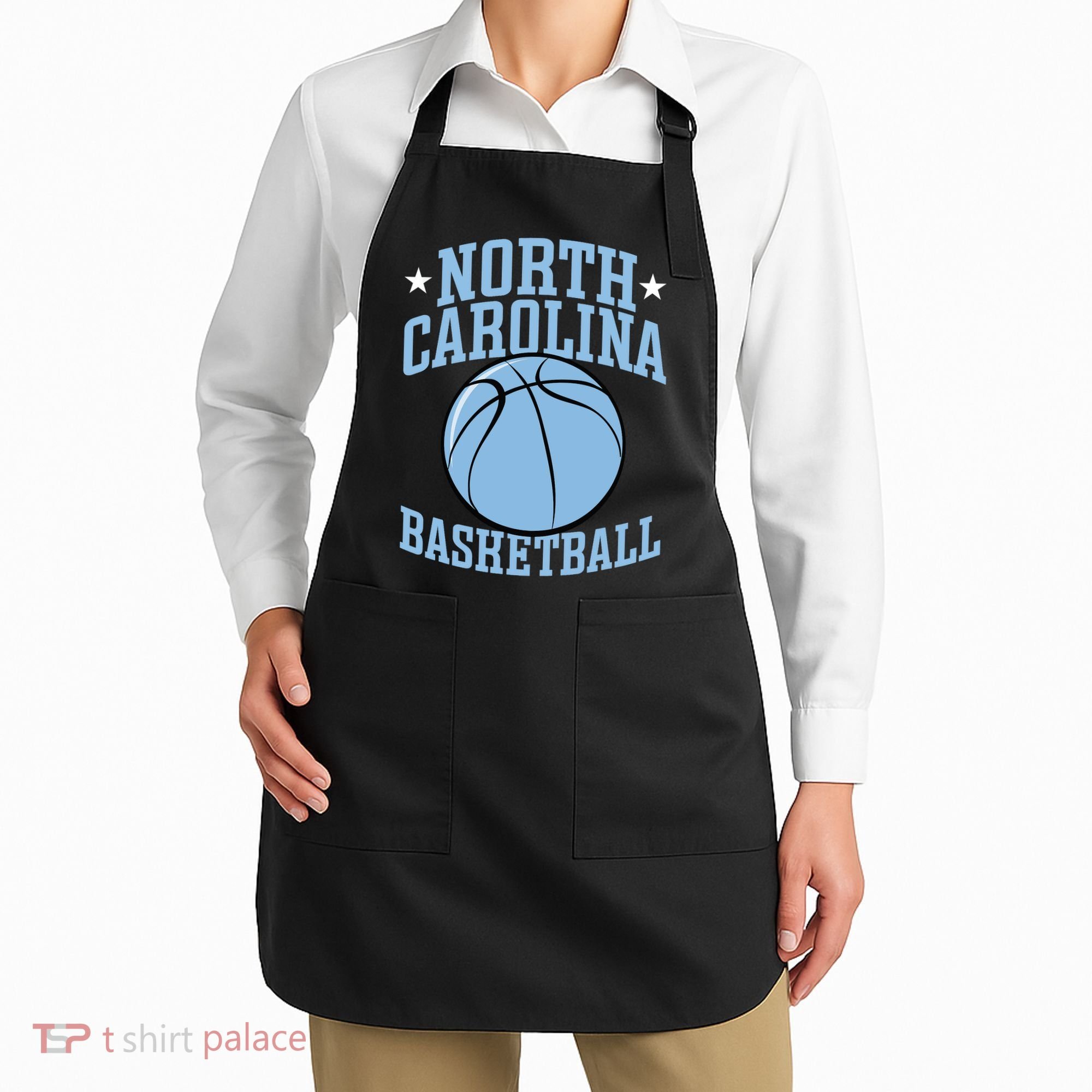 North Carolina Basketball Apron