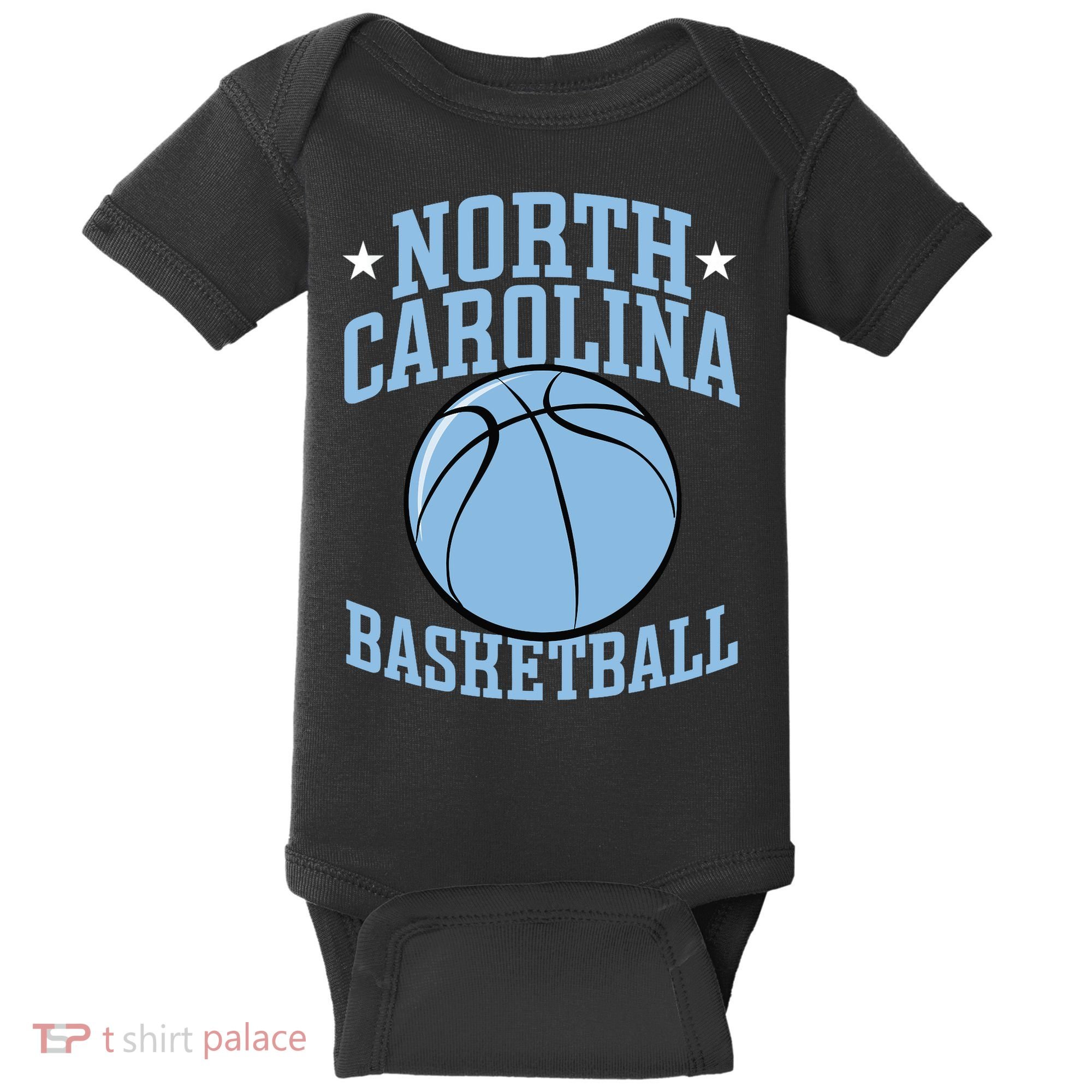 North Carolina Basketball Baby Bodysuit