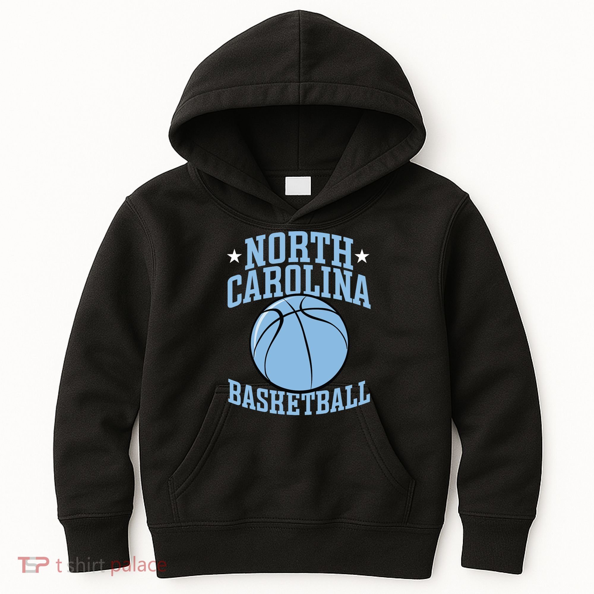 North Carolina Basketball Kids Hoodie