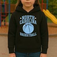 North Carolina Basketball Kids Hoodie thumb 3