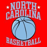 North Carolina Basketball Santa Hat thumb 1