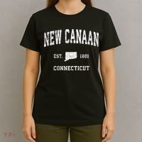 New Canaan Connecticut Ct Vintage Sports T-Shirt thumb 4